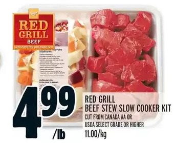 Metro Red grill beef stew slow cooker kit offer