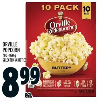 Metro Orville popcorn offer