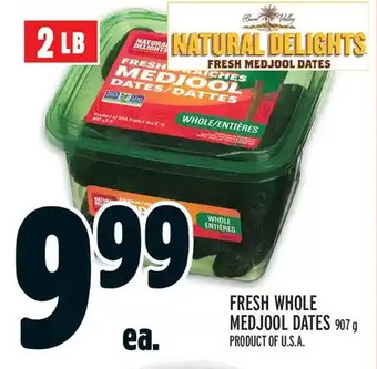 Metro Fresh whole medjool dates offer