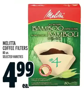 Metro Melitta coffee filters offer