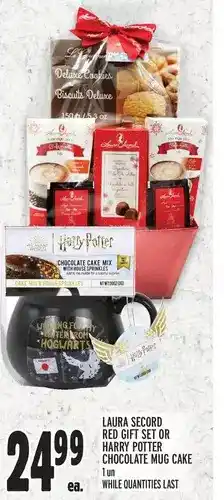 Metro Laura secord red gift set or harry potter chocolate mug cake offer
