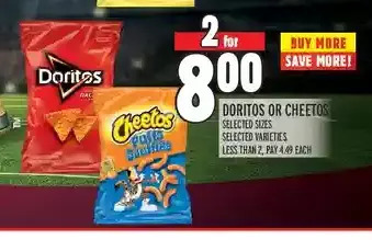 Metro Doritos or cheetos offer
