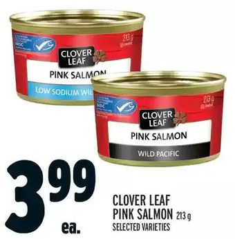 Metro Clover leaf pink salmon offer