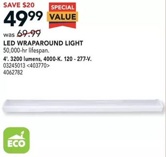 Lowe's Led wraparound light offer