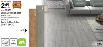 Lowe's Mono serra laminate flooring offer