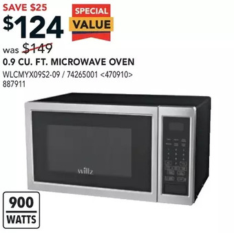 RONA 0.9 cu. ft. microwave oven offer