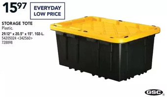 RONA Gsc storage tote offer