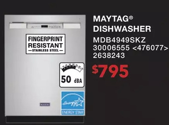 RONA Maytag dishwasher offer