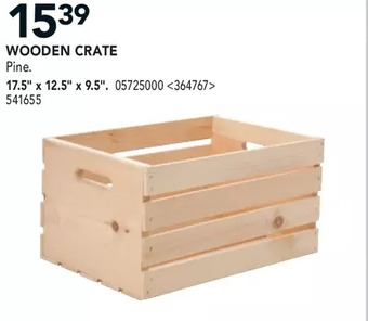 RONA Wooden crate offer
