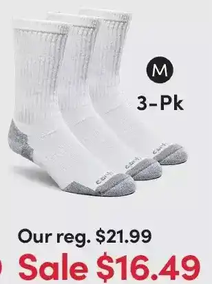 Mark's Carhartt socks offer