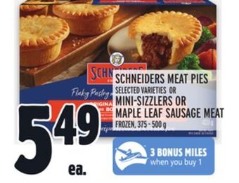 Metro Schneiders meat pies offer