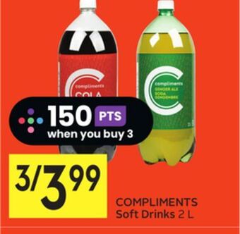 Foodland Compliments soft drinks 2 l offer