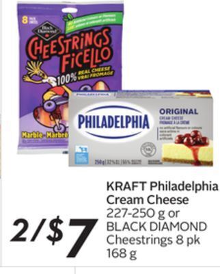 Sobeys Kraft philadelphia cream cheese offer