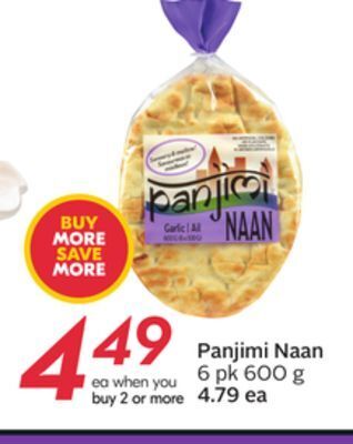 Sobeys Panjimi naan offer