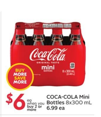 Sobeys Coca-cola mini bottles offer