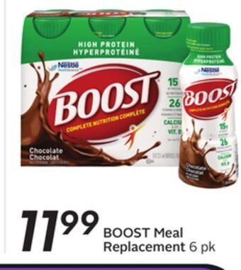 Sobeys Boost meal replacement offer