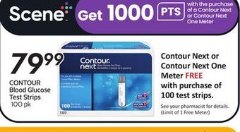 Sobeys Contour blood glucose test strips offer
