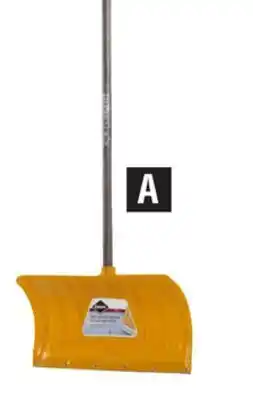 Princess Auto 21 in. snow pusher shovels with steel wear strip offer