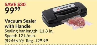 Princess Auto Vacuum sealer with handle offer