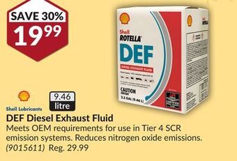Princess Auto Def diesel exhaust fluid offer