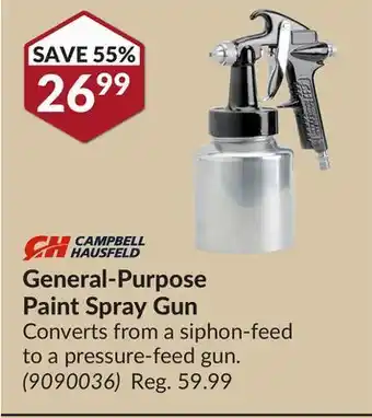 Princess Auto General-purpose paint spray gun offer
