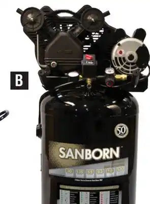 Princess Auto Sanborn electric air compressors 30 gallon offer