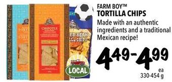 Farm Boy Farm boy™ tortilla chips offer