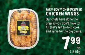 Farm Boy Farm boy™ chef-prepped chicken wings offer