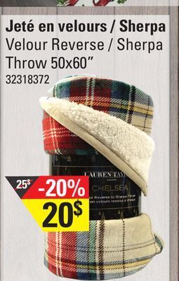 Sushi Shop Sherpa throw 50x60" offer