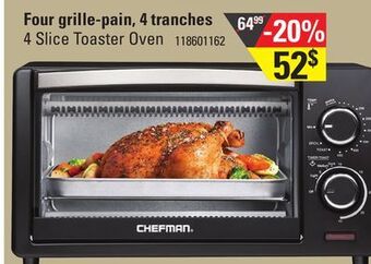 Sushi Shop Chefman 4 slice toaster oven offer