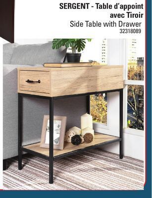 Sushi Shop Side table with drawer offer