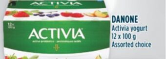 Marché Adonis Danone activia yogurt offer