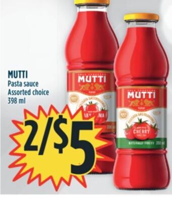 Marché Adonis Mutti pasta sauce offer