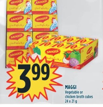 Marché Adonis Maggi vegetable or chicken broth cubes offer