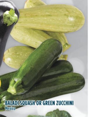 Marché Adonis Baladi squash or green zucchini offer