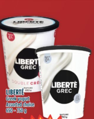 Marché Adonis Liberté greek yogurt offer