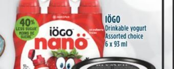 Marché Adonis Iögo drinkable yogurt offer