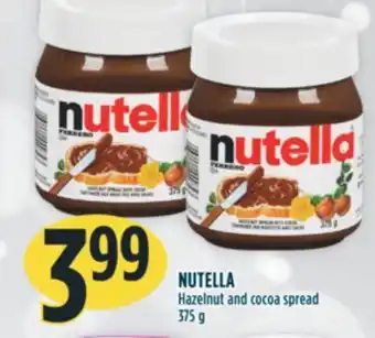 Marché Adonis Nutella hazelnut and cocoa spread offer
