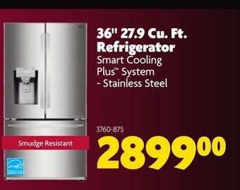 Home Hardware 36" 27.9 cu. ft. refrigerator offer