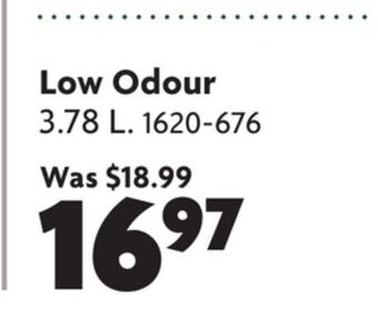 Home Hardware Low odour paint thinner offer