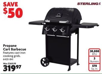Home Hardware Propane cart barbecue offer