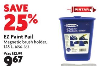 Home Hardware Ez paint pail offer