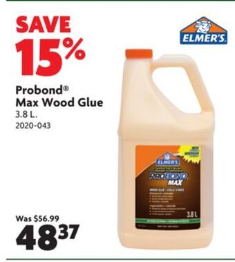 Home Hardware Probond® max wood glue offer