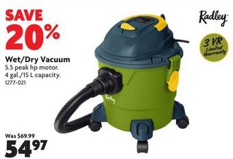 Home Hardware Wet/dry vacuum offer