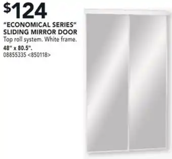 RONA Colonial elegance "economical series" sliding mirror door 48" x 80.5" offer