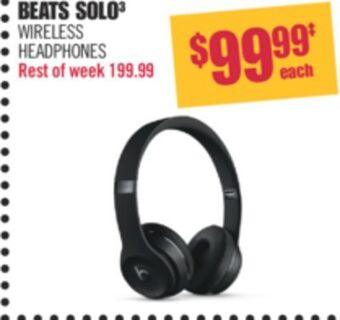 Shoppers Drug Mart Beats solo3 wireless headphones offer