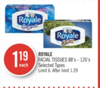 Shoppers Drug Mart Royale facial tissues offer