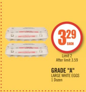 Shoppers Drug Mart Grade "a" large white eggs offer
