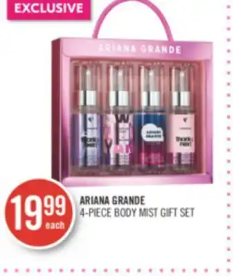 Shoppers Drug Mart Ariana grande 4-piece body mist gift set offer