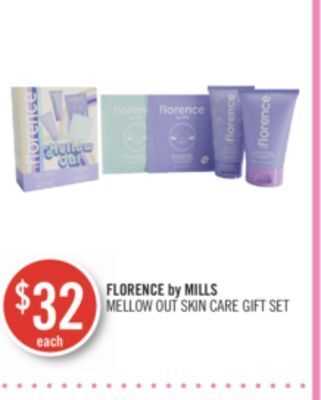 Shoppers Drug Mart Florence by mills mellow out skin care gift set offer